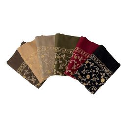 Sciarpa ricamata di alta qualità in lana design autunnale ITFUHFXH602