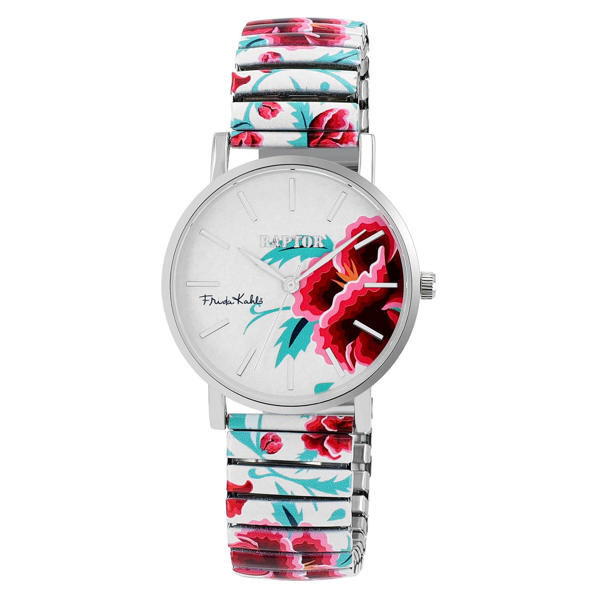 Damski zegarek na rękę Raptor „Frida Kahlo Edition” ze sznurkiem