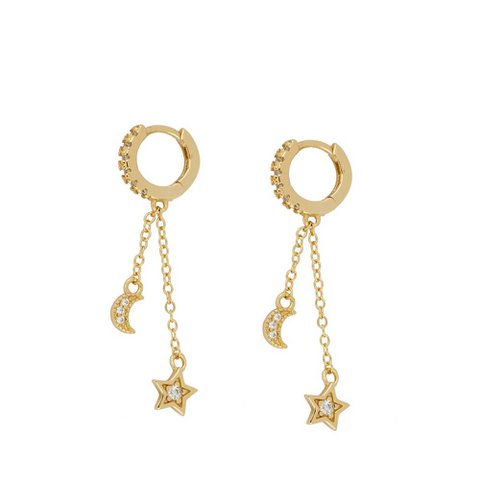 SKY HOOP EARRINGS