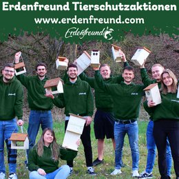 ERDENFREUND® Rotkehlchen Nistkasten katzensicher