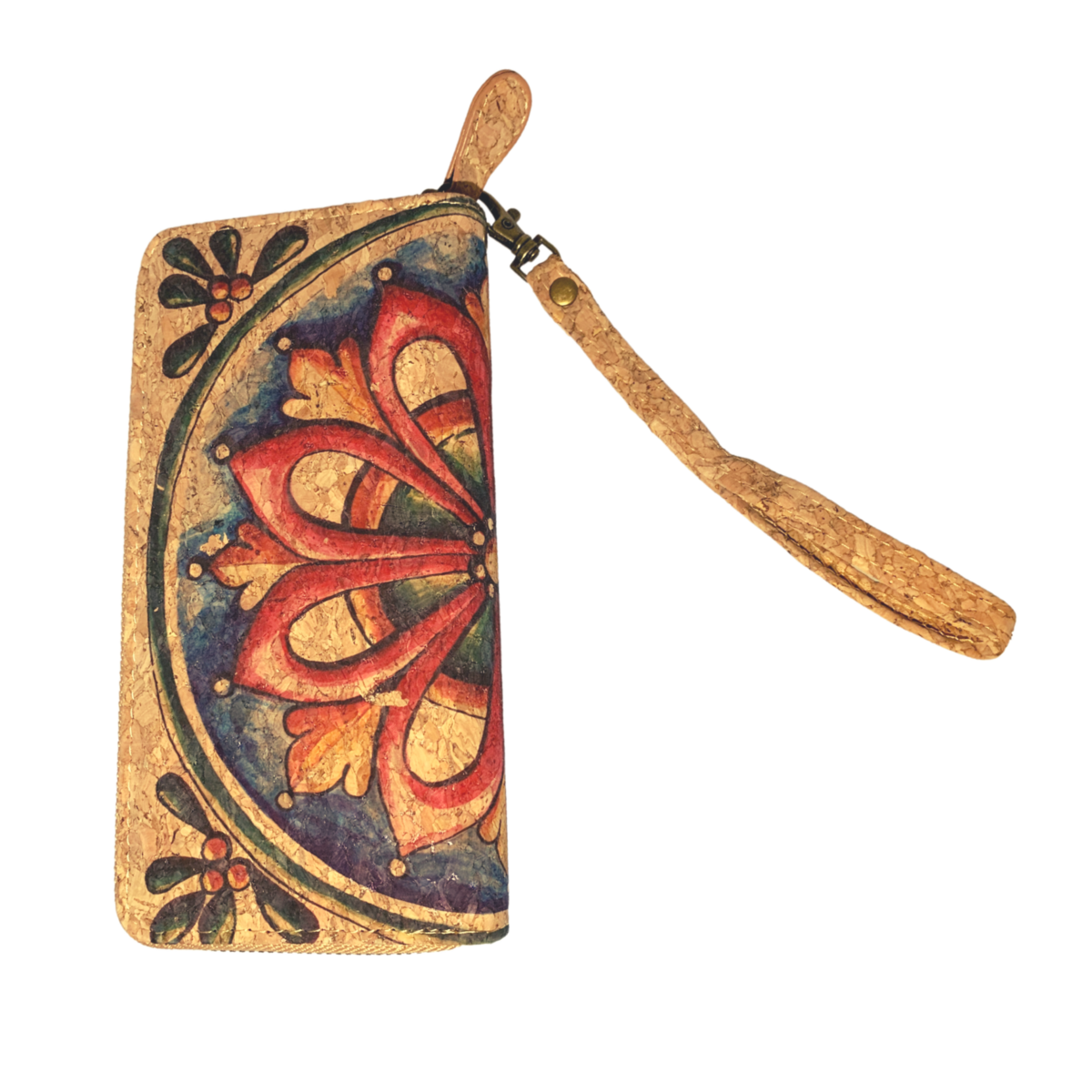green-goose Cork Women's Wallet - Mandala