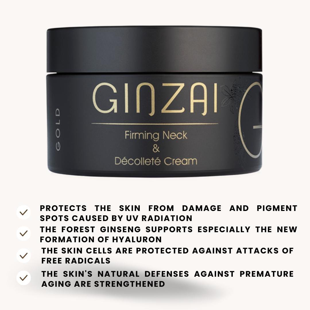 Crème raffermissante cou et décolleté au ginseng