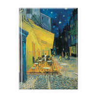 Fridge magnet XL, Van Gogh, Terrace of a café at night