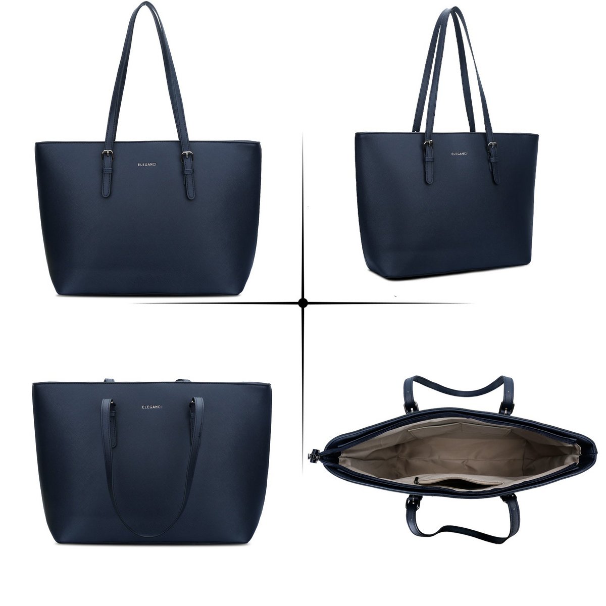 Eleganci EL-22 – Luxe shopper & werktas in vegan leer