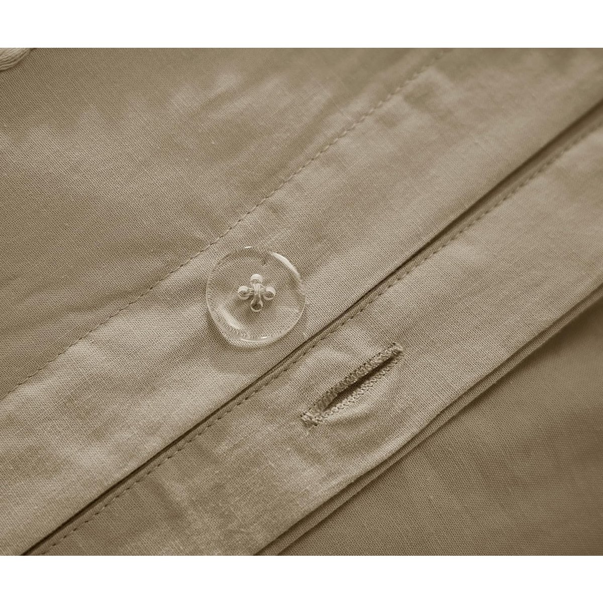 Bed linen with waffle structure 3-part: duvet cover 200x200cm + 2x pillow cover 80x80cm