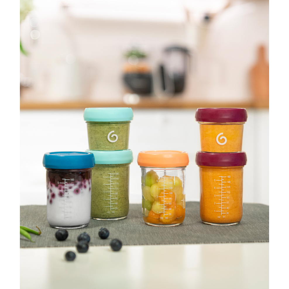 Zestaw 8 szklanych babybolów + broszura organiczna