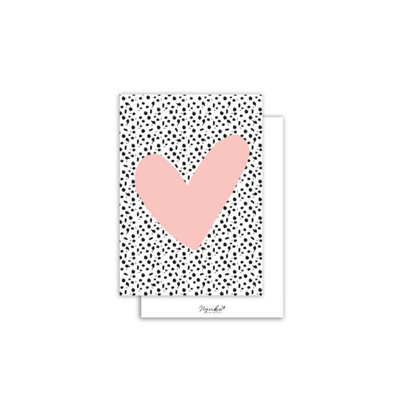 Kaart | Hart roze