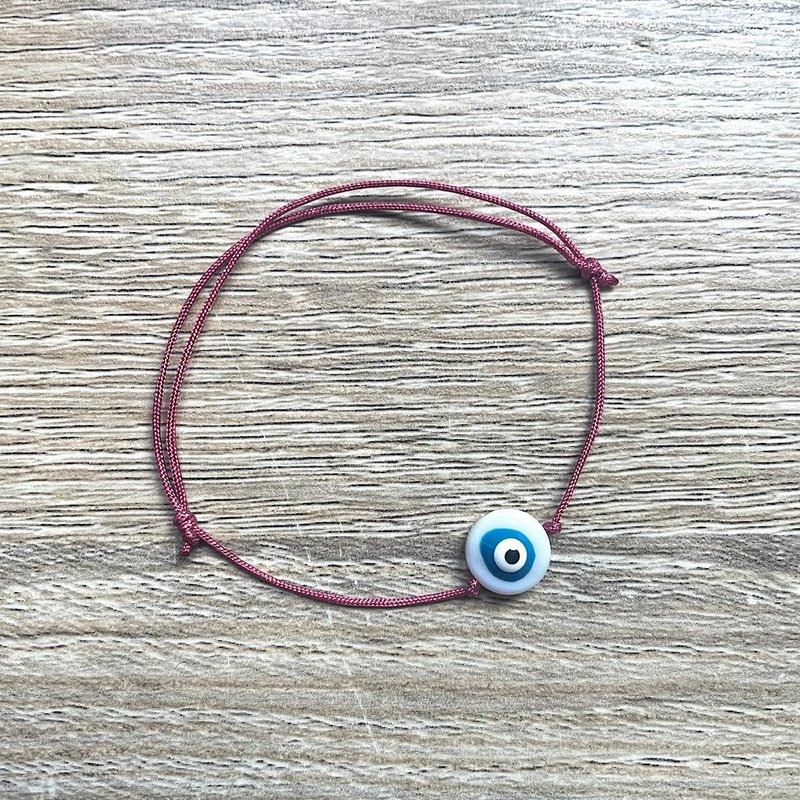 Bransoletka ze sznurka Lucky Blue Eye
