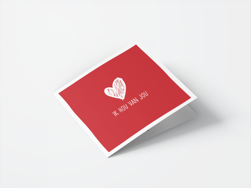 Biglietto di auguri Amore 'Ti amo'