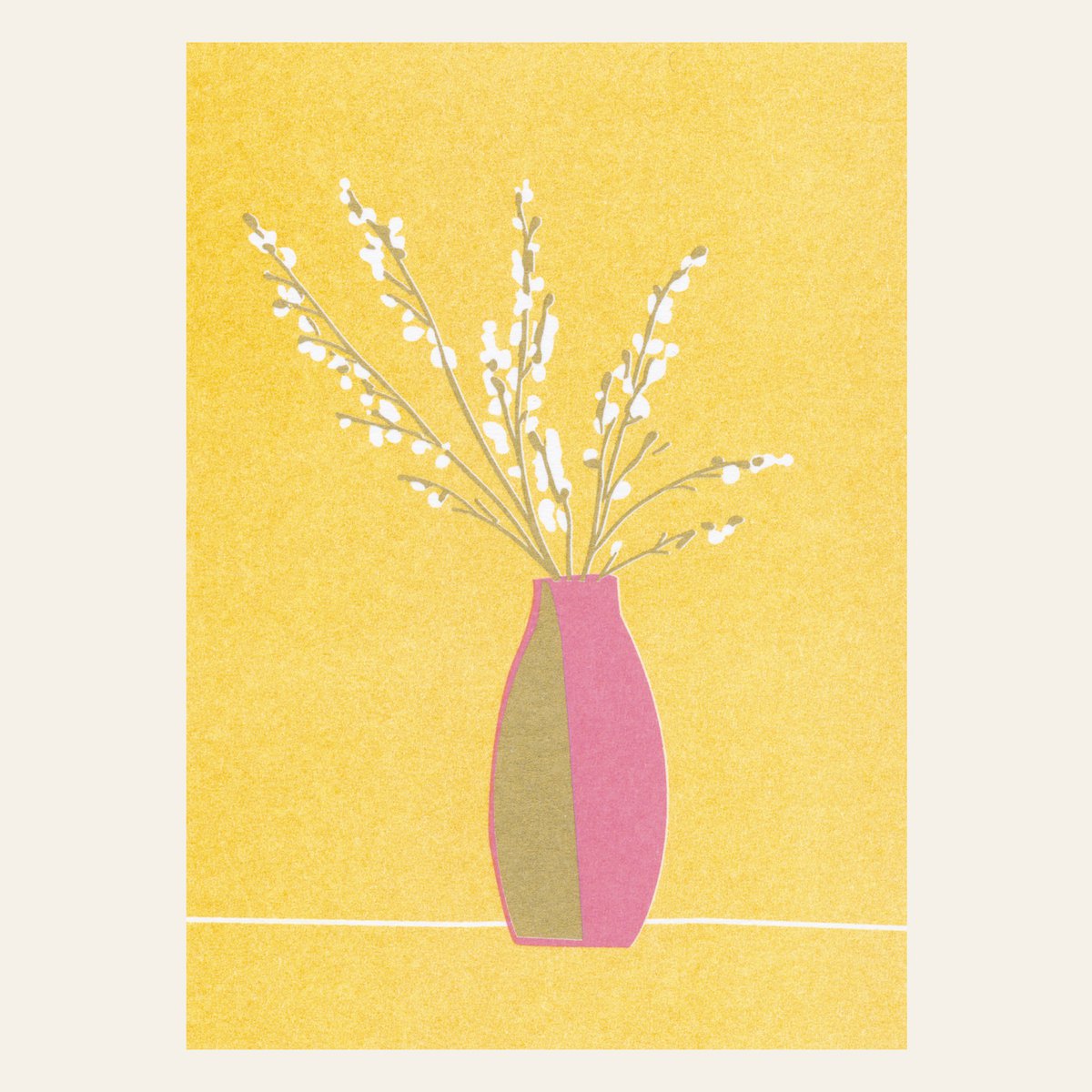 Risography Postcard - Weidenktchen - DIN A6
