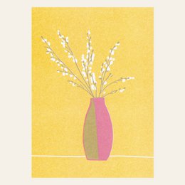 Risography Postcard - Weidenktchen - DIN A6