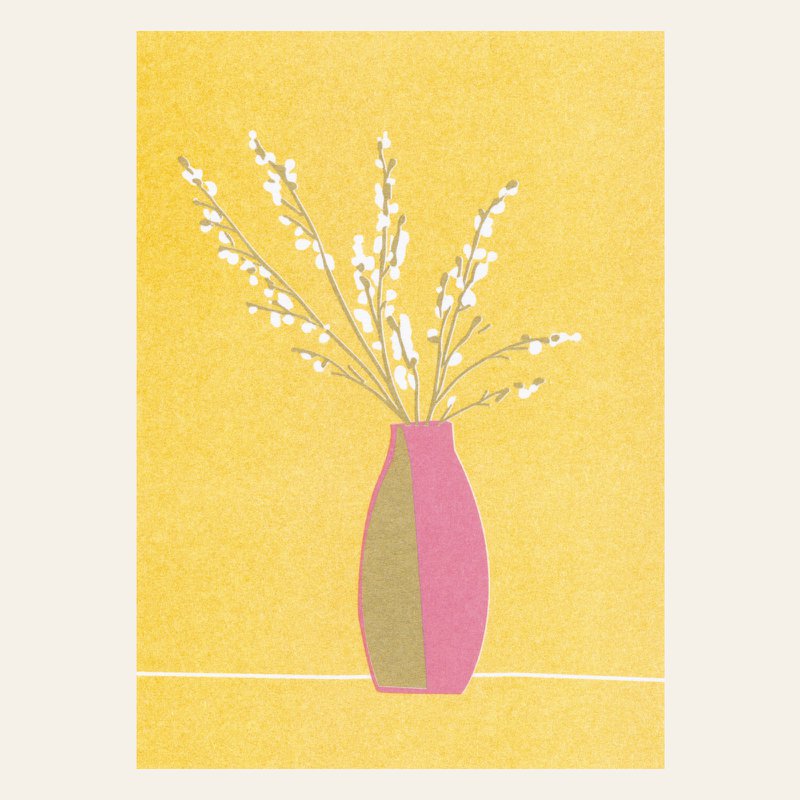 Risography Postcard - Weidenktchen - DIN A6
