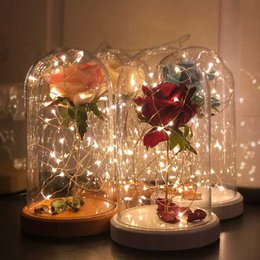Lantaarnlamp met witte roos