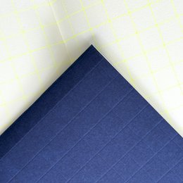 Risographie Notebook - Grid Deep Denim (13 x 19 cm)