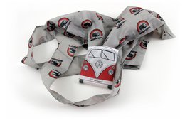 Volkswagen VW T1 Bus Shopper Bag, foldable - Front/Grey