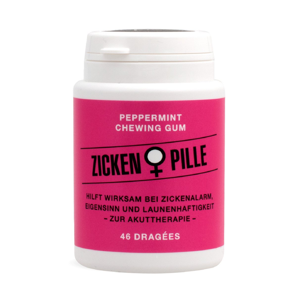Bitch Pill - Dr. P. Lacebo, mint flavored chewing gum
