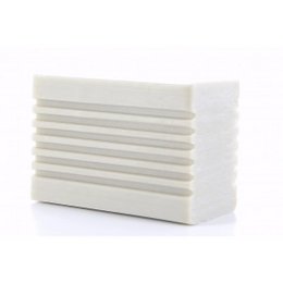 Terre de Sommières stain remover, 300g, laundry detergent, rectangular bar soap, white color, natural ingredients.