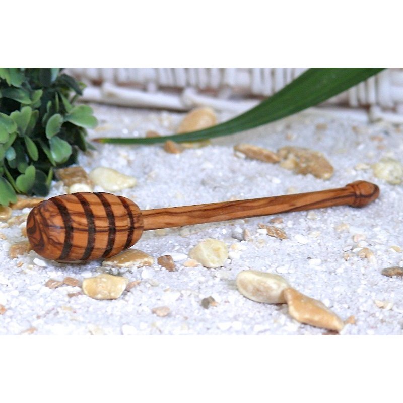 Cucchiaio da miele 14 cm in legno d'ulivo
