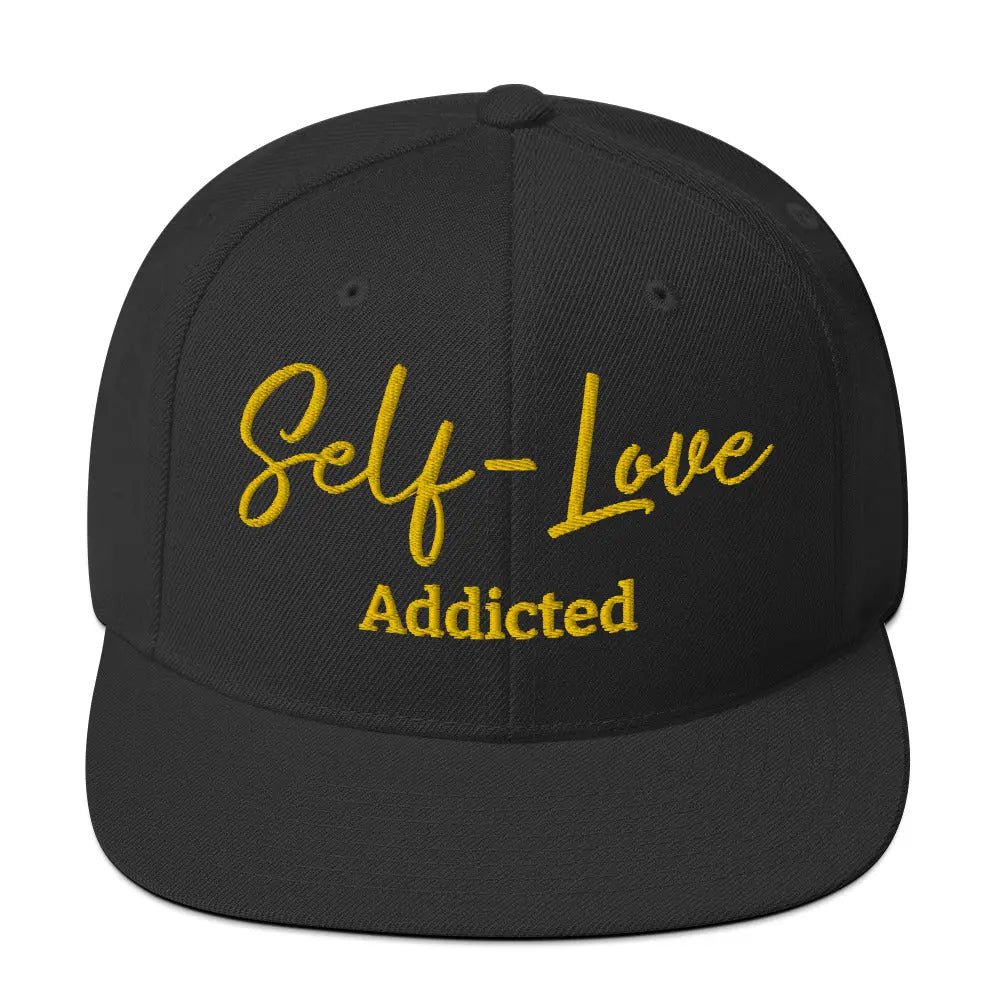 Chapeau Snapback Self Love Addicted avec broderie