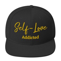 Chapeau Snapback Self Love Addicted avec broderie