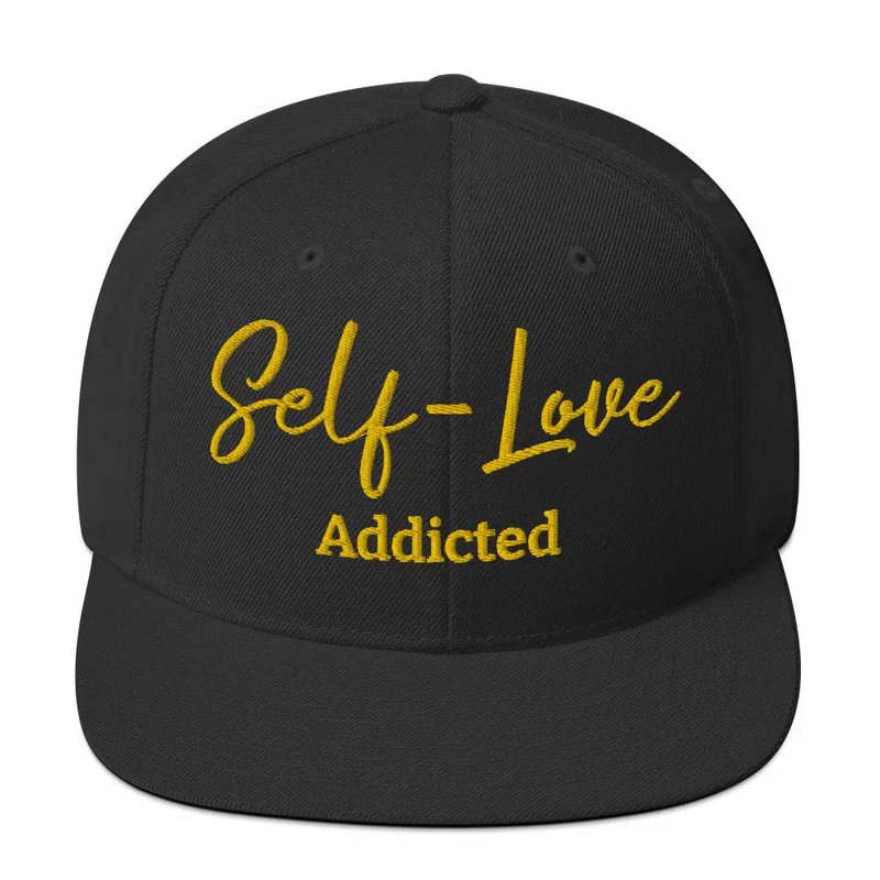 Chapeau Snapback Self Love Addicted avec broderie