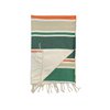 Flache traditionelle Fouta „HELIOS“ Grün 100x200