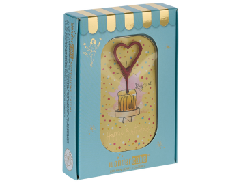 Happy Birthday weiß Wondercake deluxe rosa Herz gold Copy