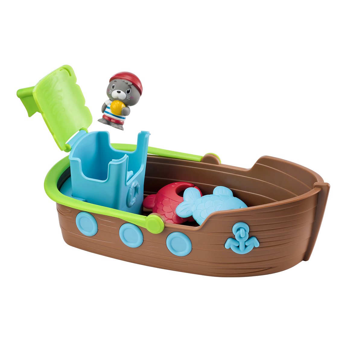 Klorofil Badespielset Stapelboot