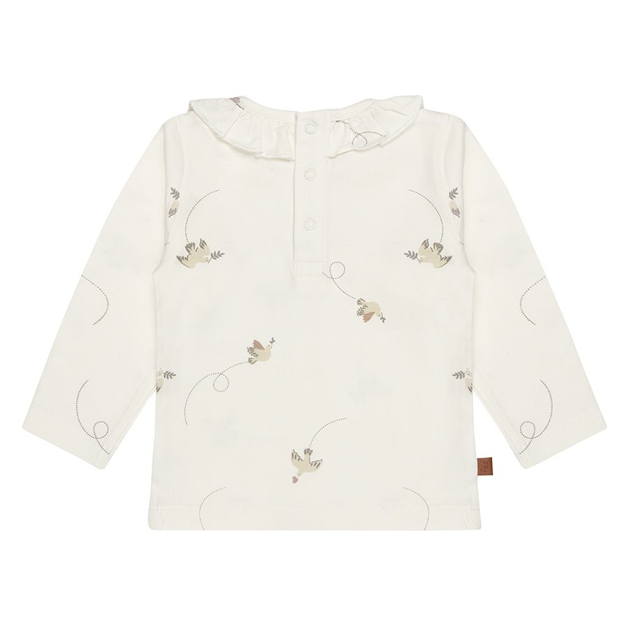 Follow Your Heart Baby Shirt Ruffle Collar | Jet Stream