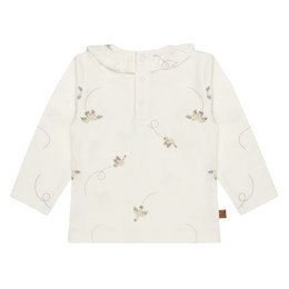 Follow Your Heart Baby Shirt Ruffle Collar | Jet Stream