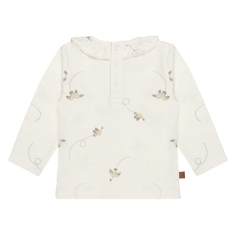 Follow Your Heart Baby Shirt Ruffle Collar | Jet Stream