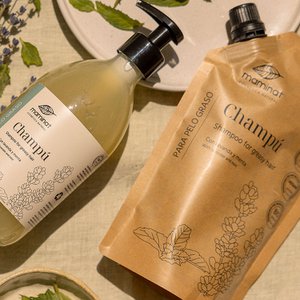 Shampoo for oily hair with refill
