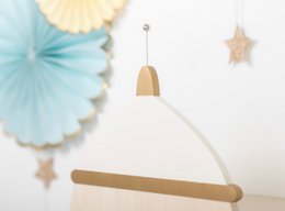 Estantería Rocket "Rockin 'Rocket" Blanco y Madera-Oro