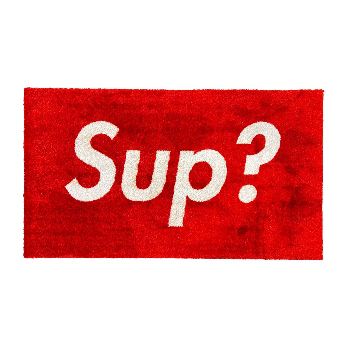 Sneaker rug / doormat - SUP? - Red