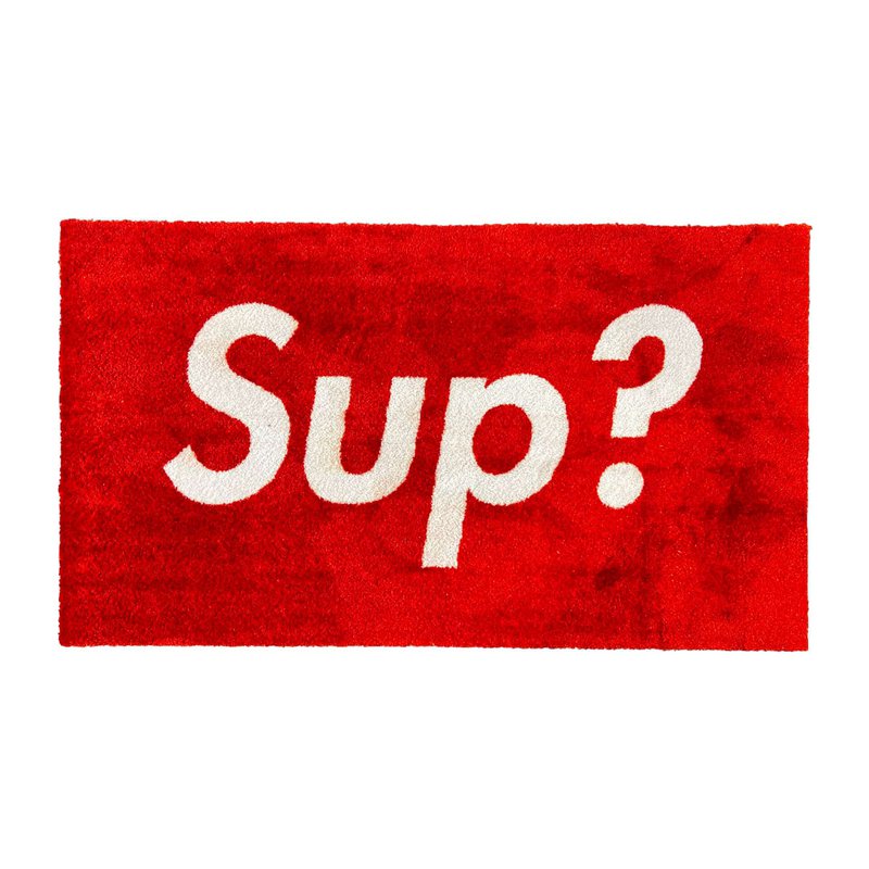 Alfombra de zapatillas / felpudo - ¿SUP? - Rojo