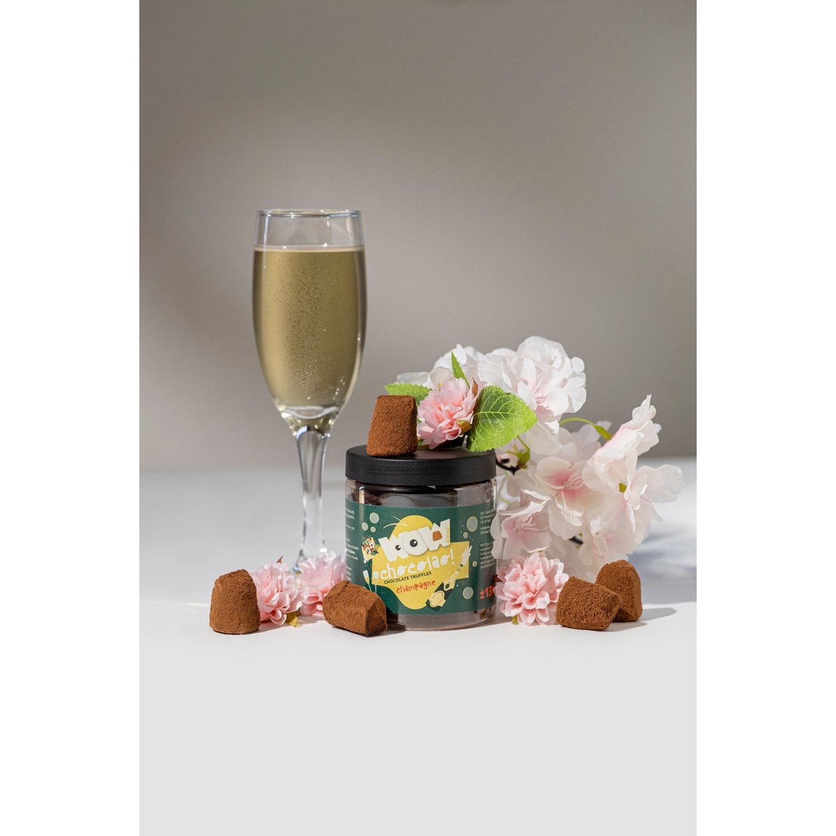 Champagne Mother’s Day Truffles Gift Jar 130g | Luxury Chocolate Gift