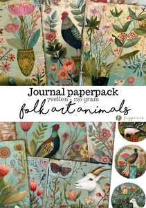 Folk Art Animals | Creative Paper Set Fripperies