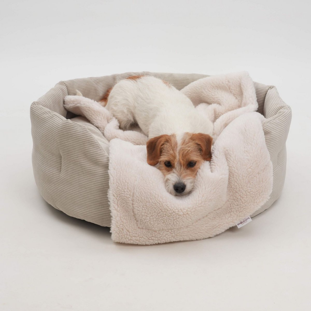 Hundekörbchen Chelsea Cord gravel