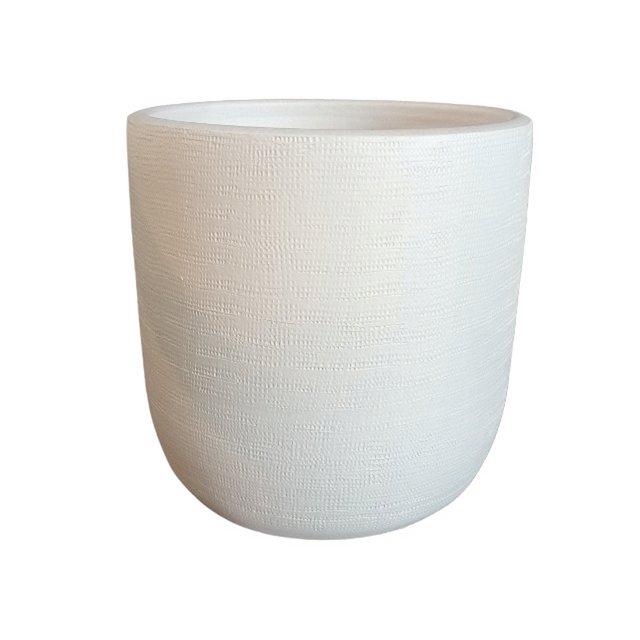 Magna pot relief jute white