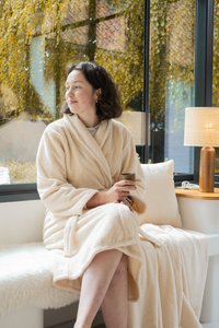 Robe PIPPA - Jacquard-Flanell