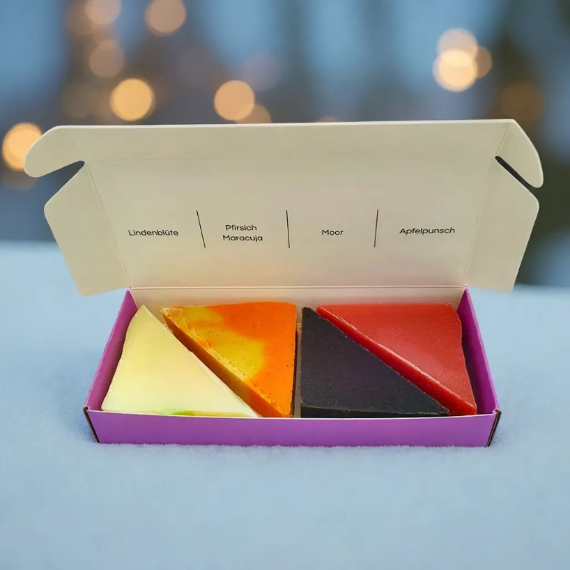 Saponi naturali quattro stagioni in confezione regalo