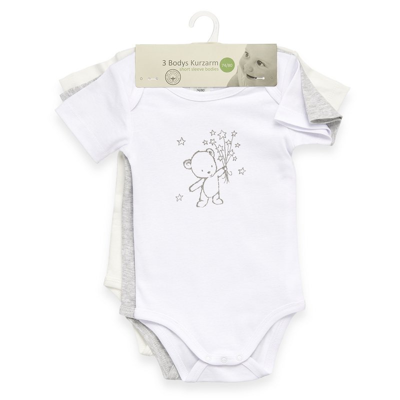 Body Kurzarm im 3er-Pack