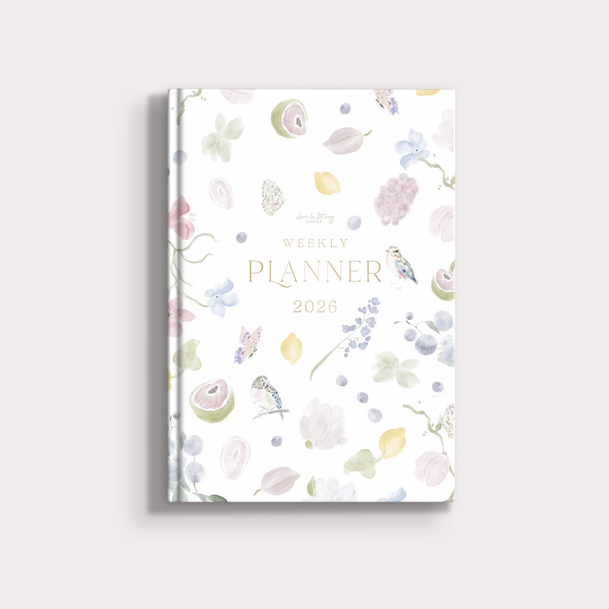 Hardback A6 Planner 2026 Eden Garden