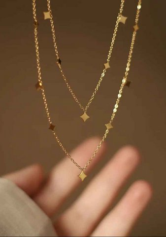 Luam - Star Choker Necklace Gold
