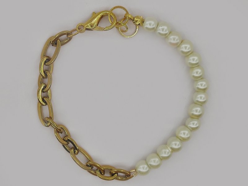 %2372 Link perle armbånd
