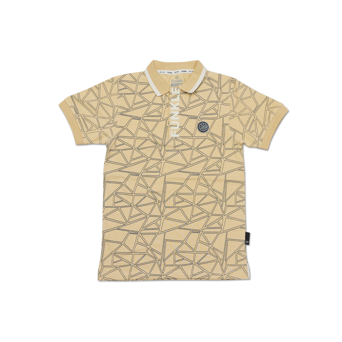 Funkle Jongens Polo – Beige