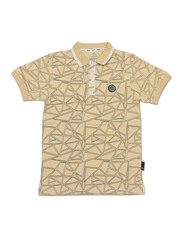 Funkle Jongens Polo – Beige