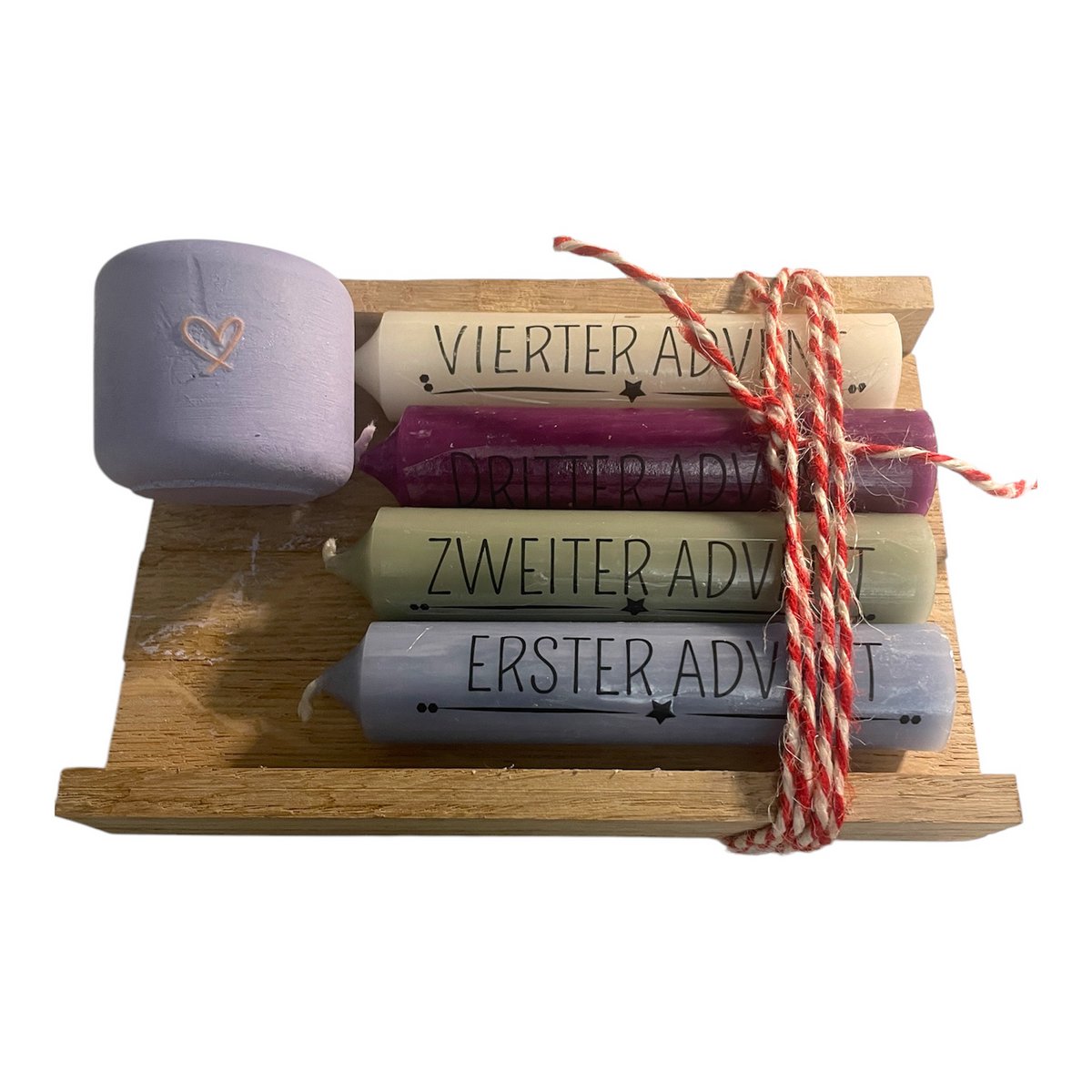 Embracing Christmas: Advent-Candles Set