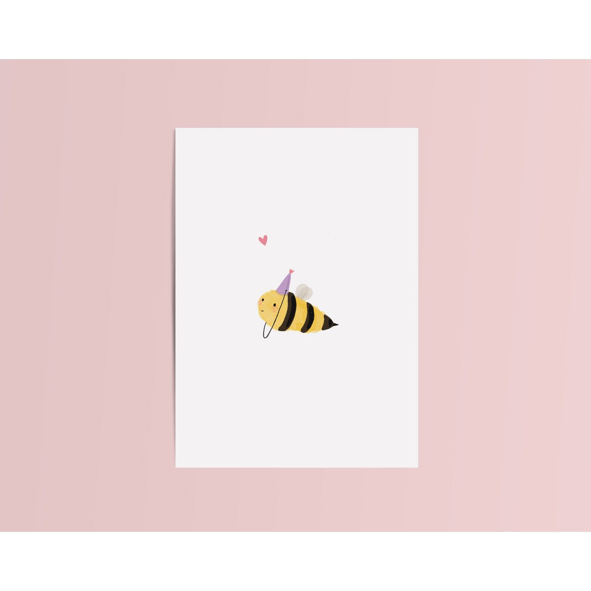 Kort Bee fødselsdagsfest