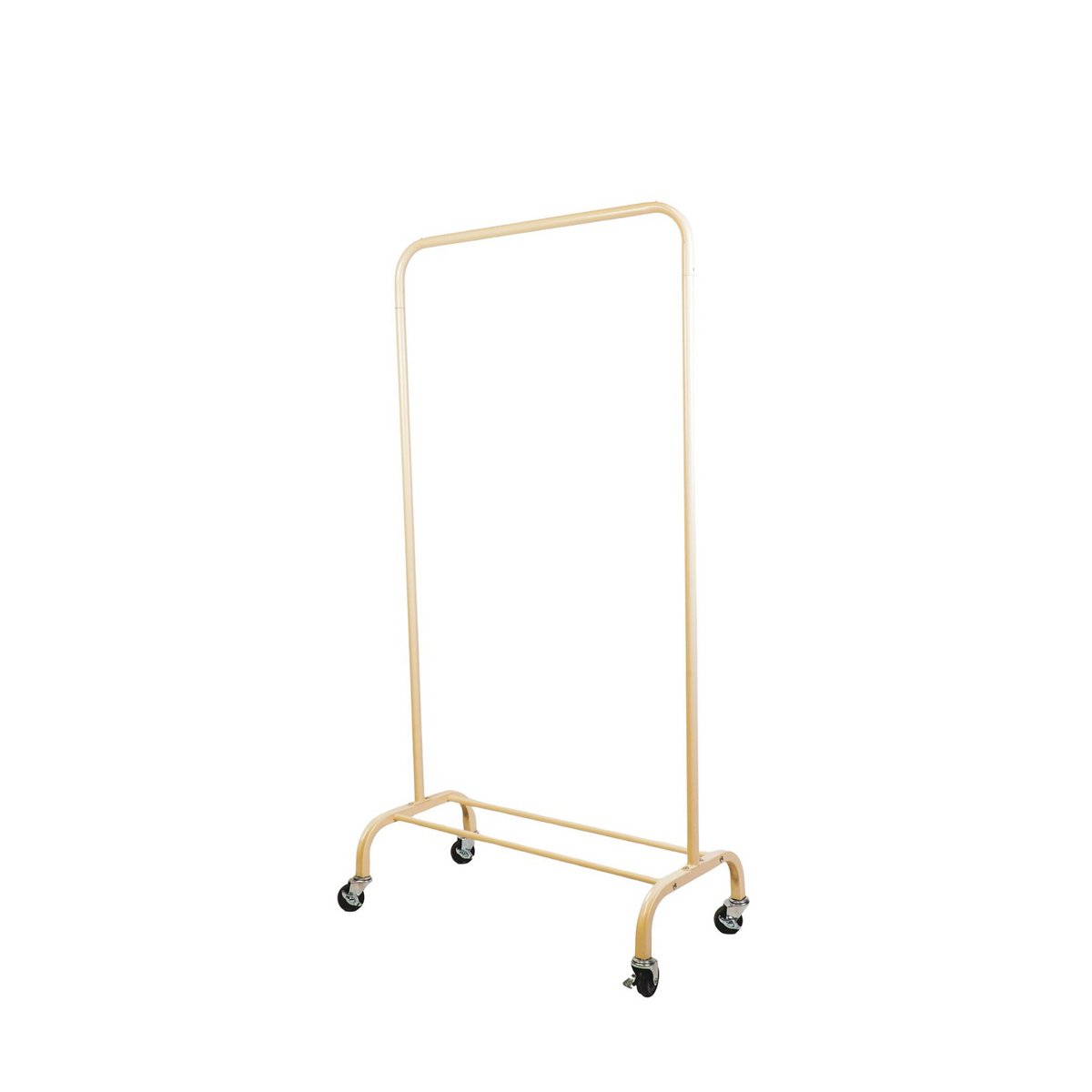Clothrack rack - Wheels - Sand - 80x40x155cm